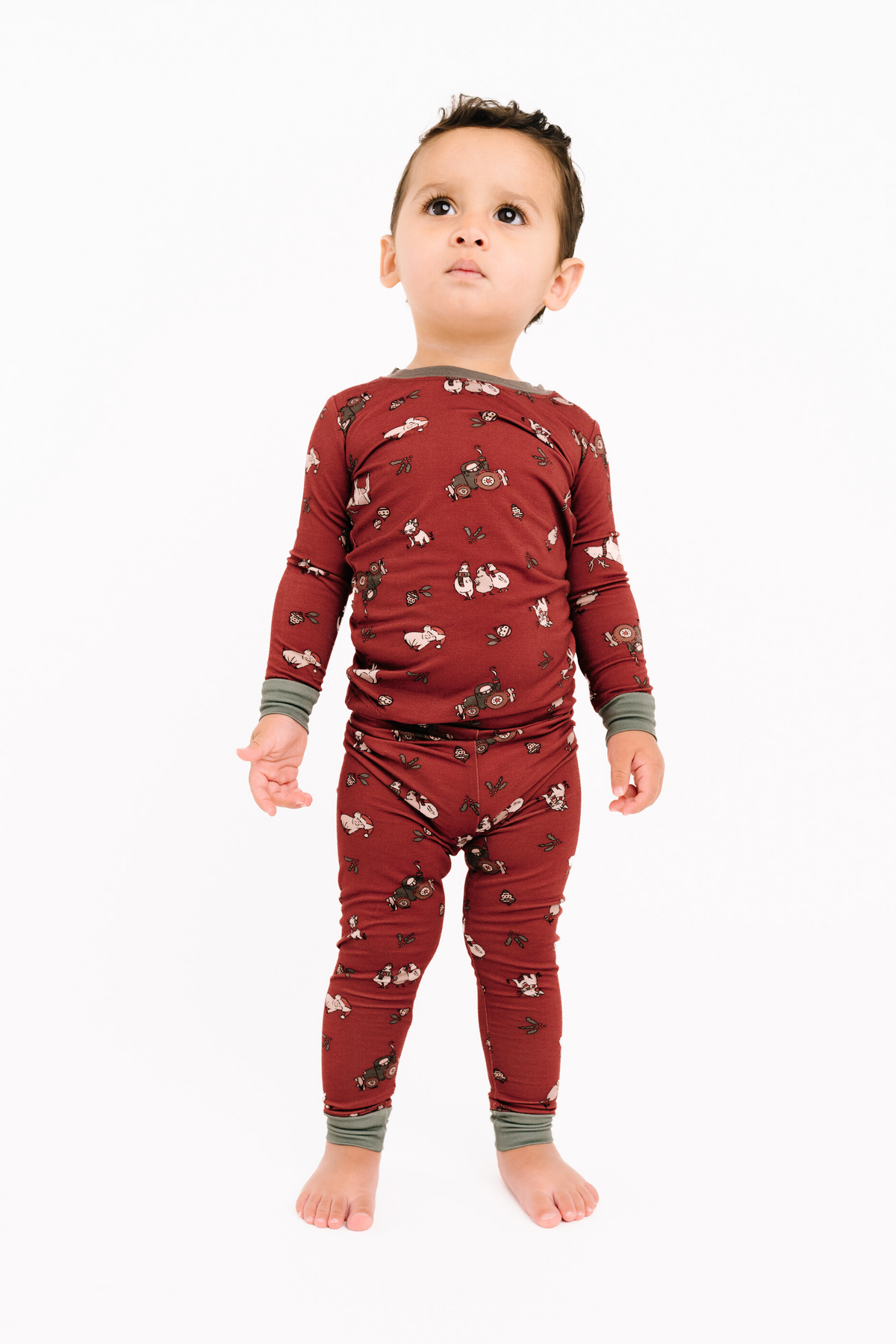 Christmas Farm Bamboo Set