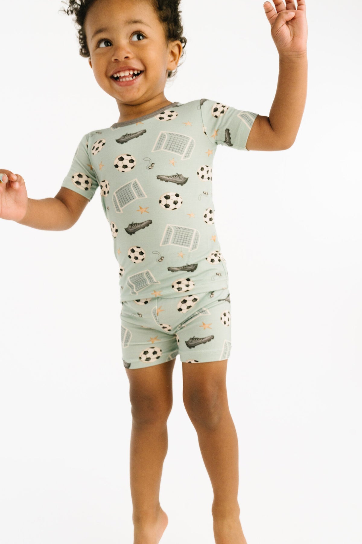 Soccer Season Bamboo Shorts Set