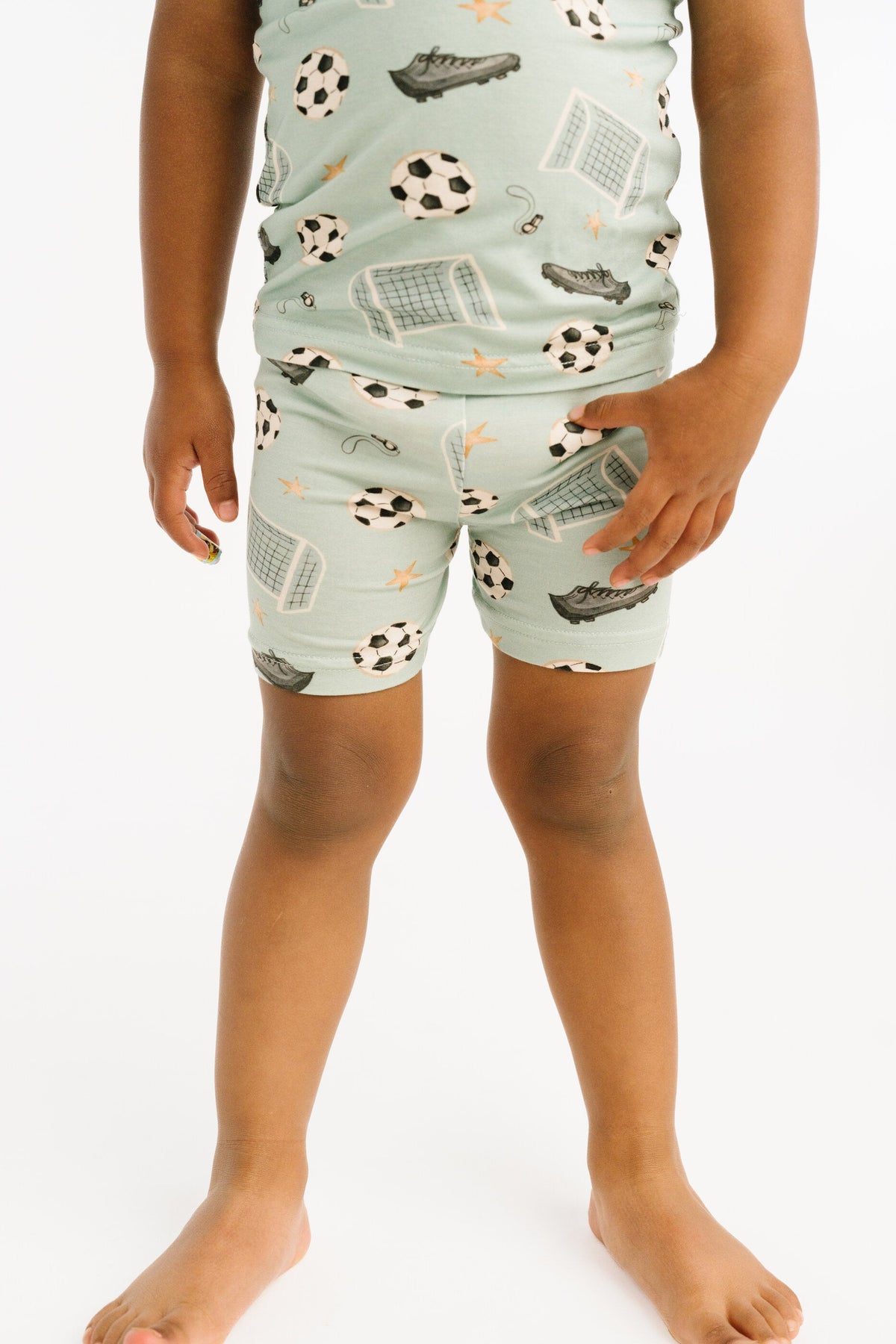 Soccer Season Bamboo Shorts Set