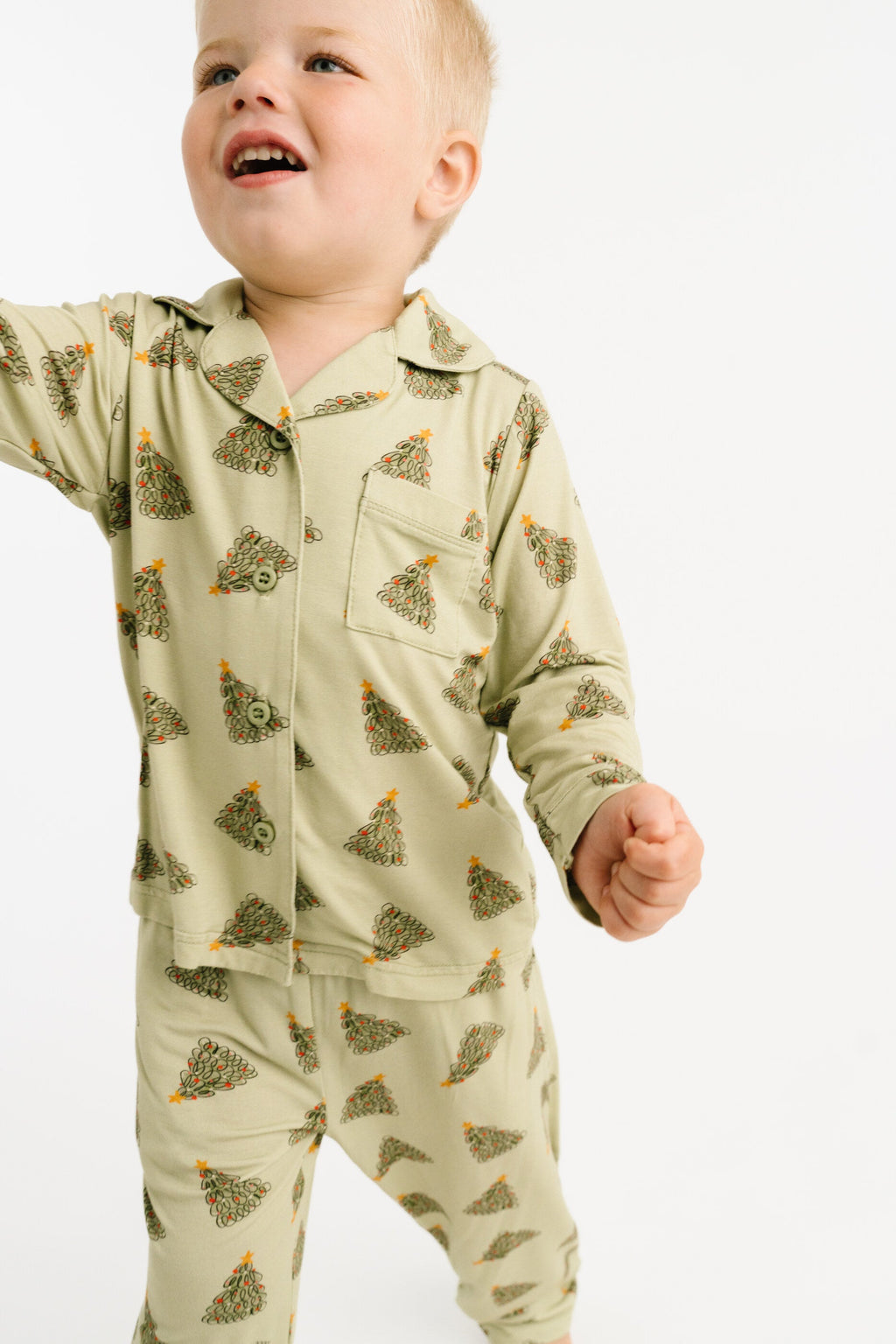 Magical Trees Bamboo Button Up Set