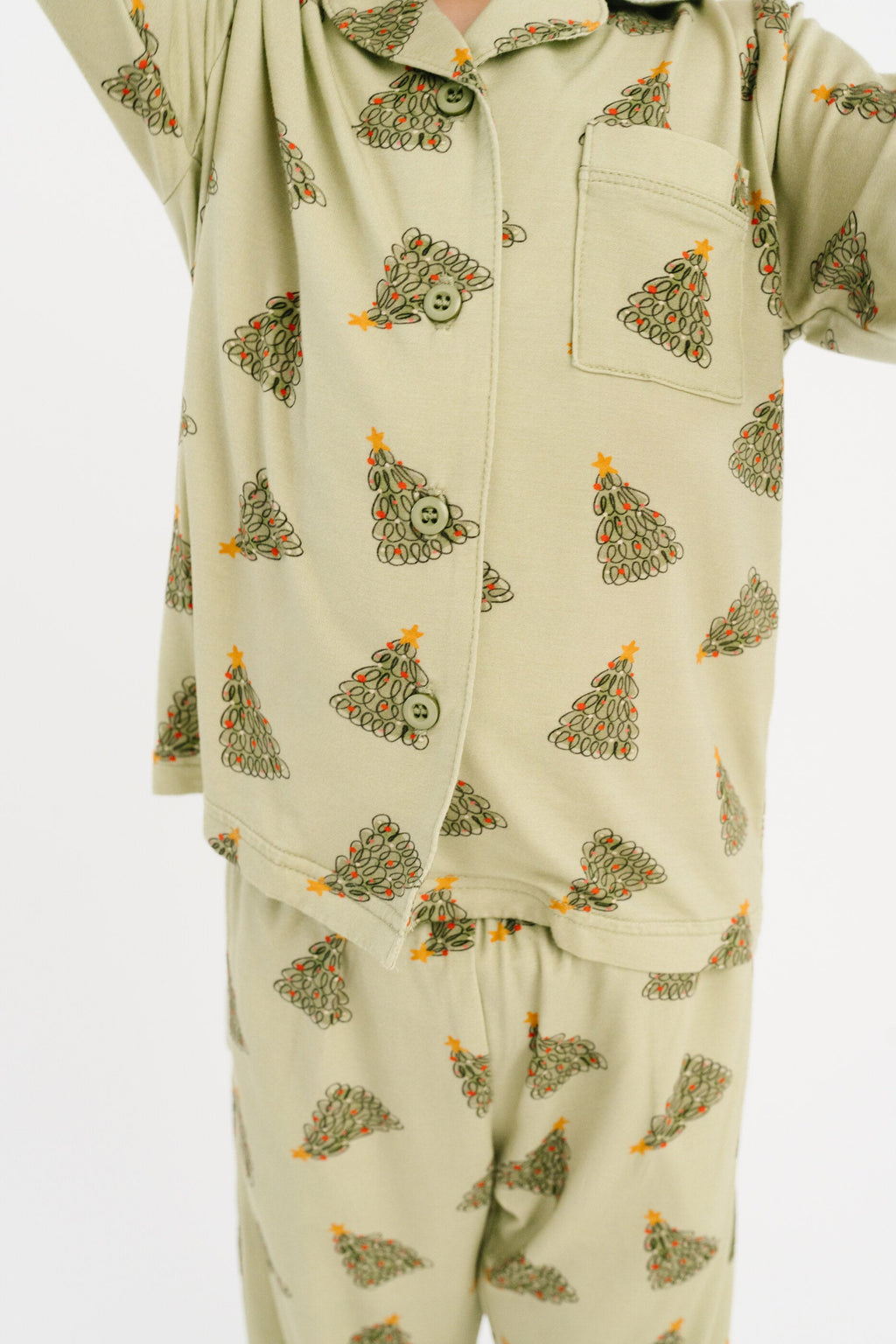 Magical Trees Bamboo Button Up Set