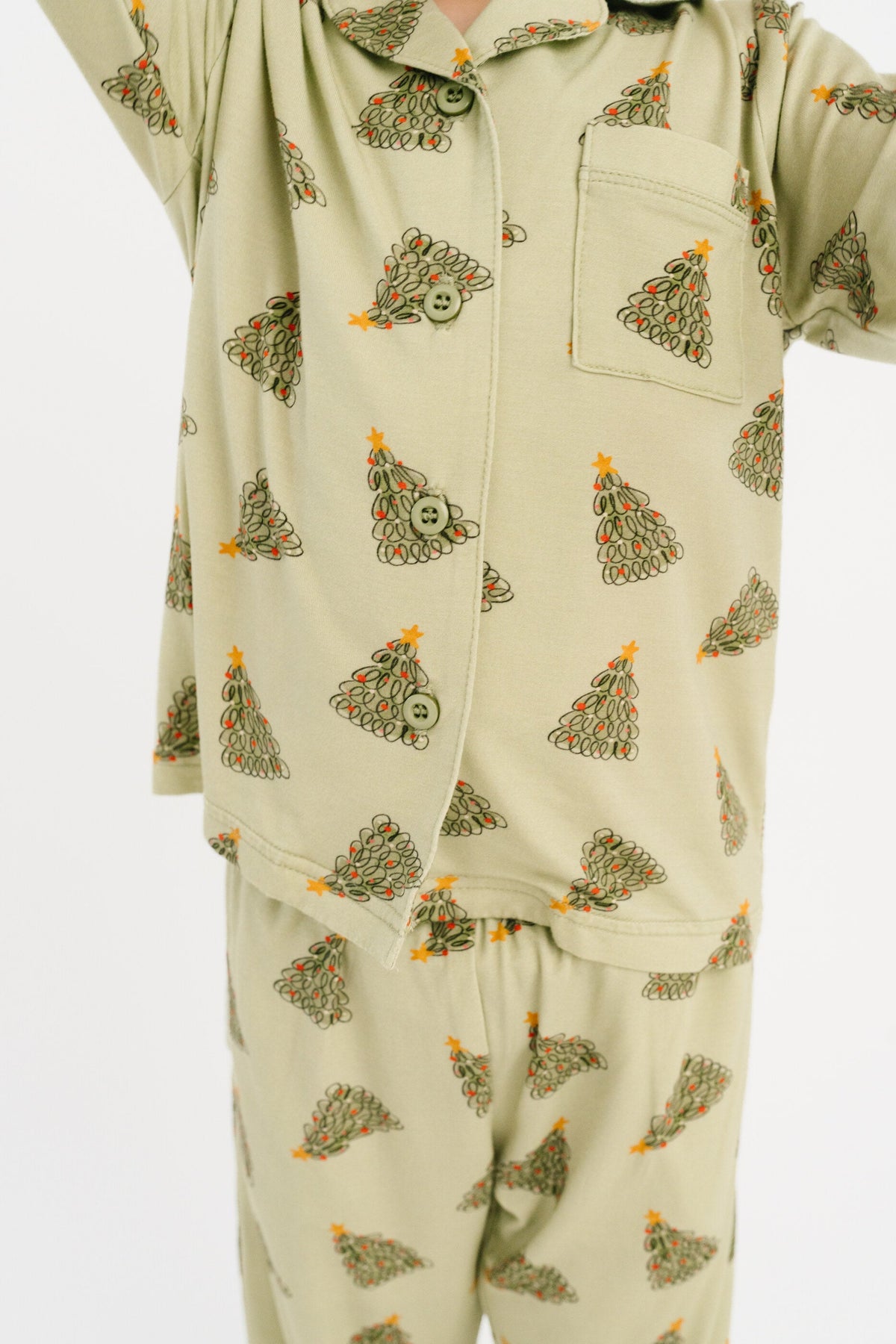 Magical Trees Bamboo Button Up Set