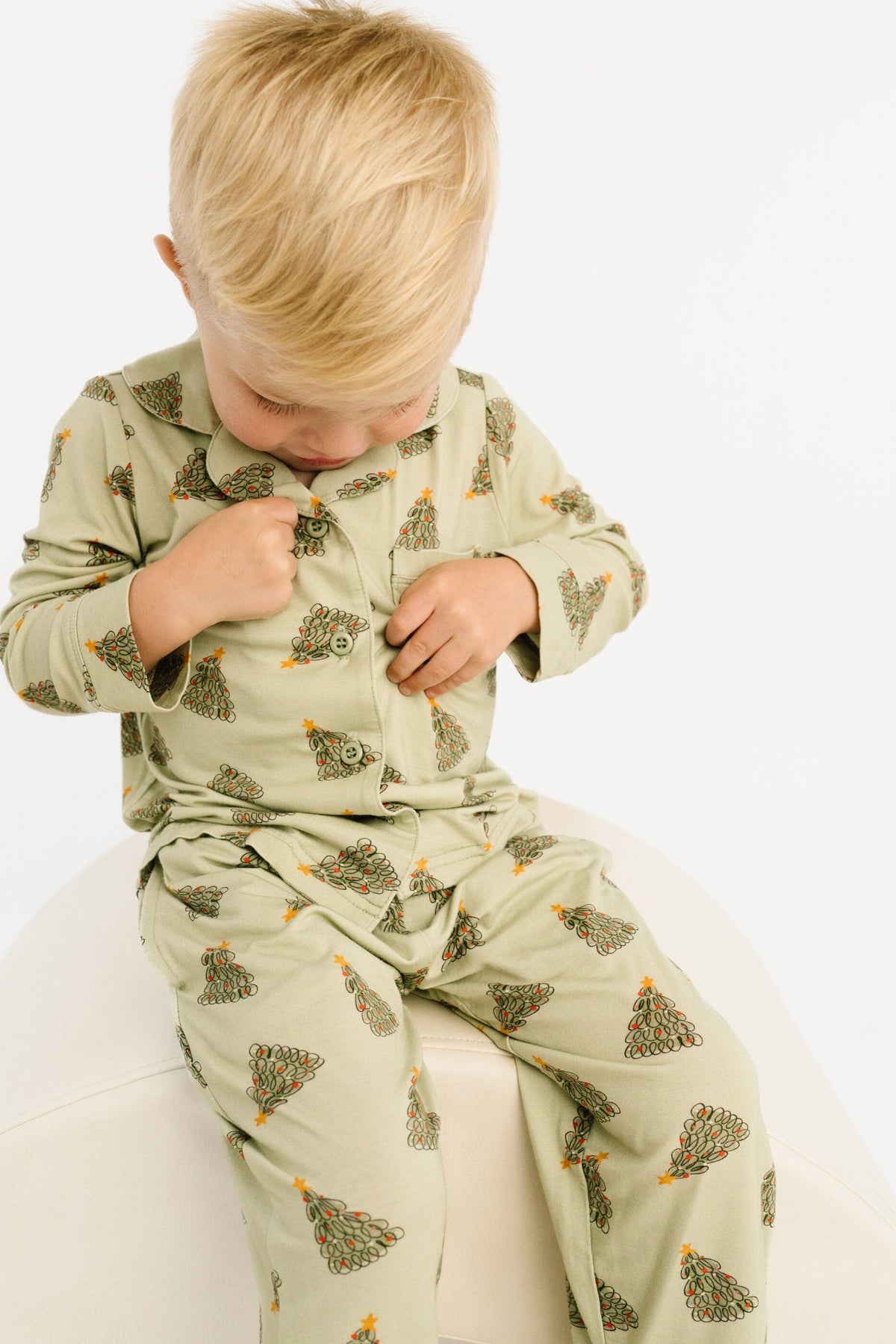 Magical Trees Bamboo Button Up Set