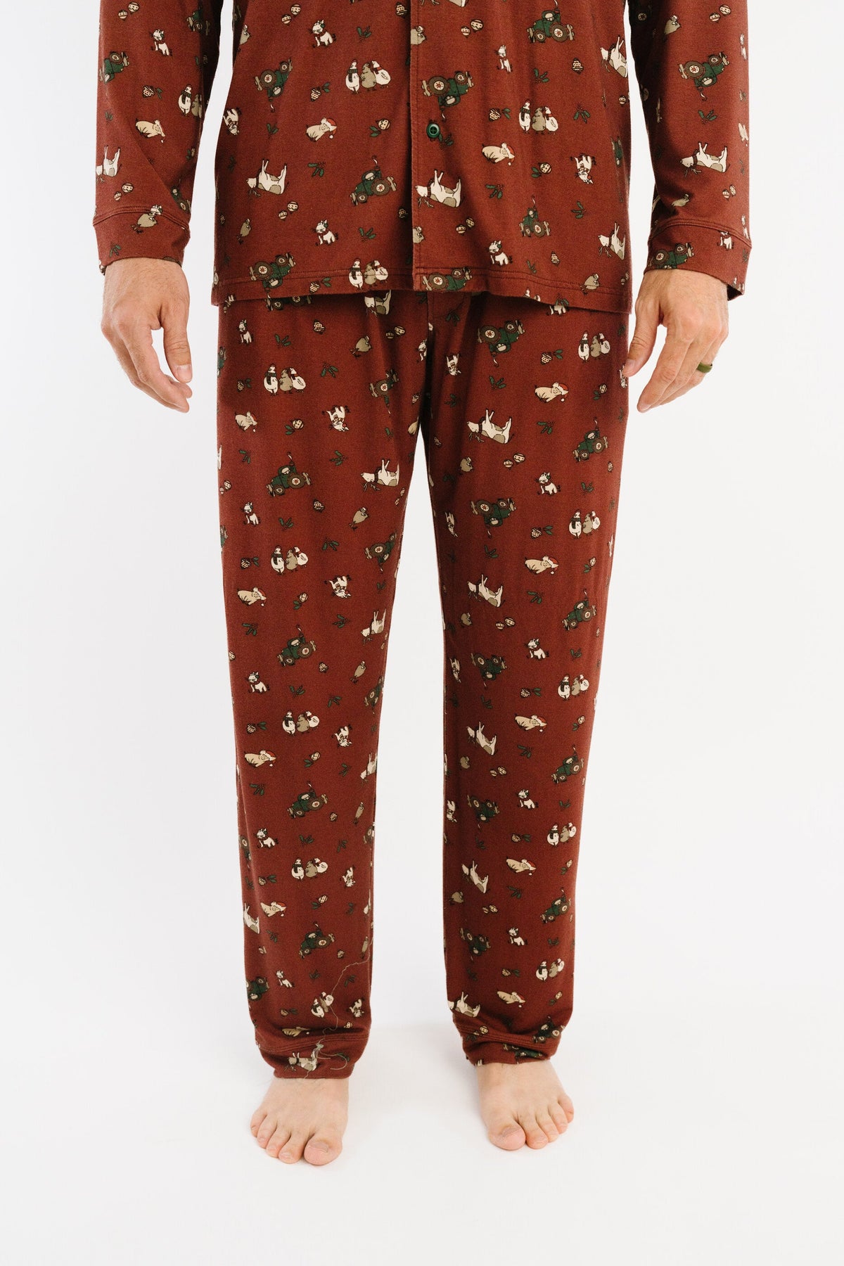 Christmas Farm Men's Pajamas