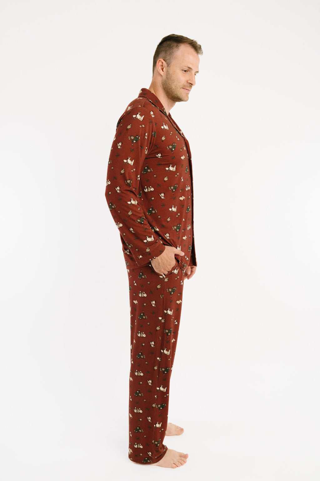 Christmas Farm Men's Pajamas