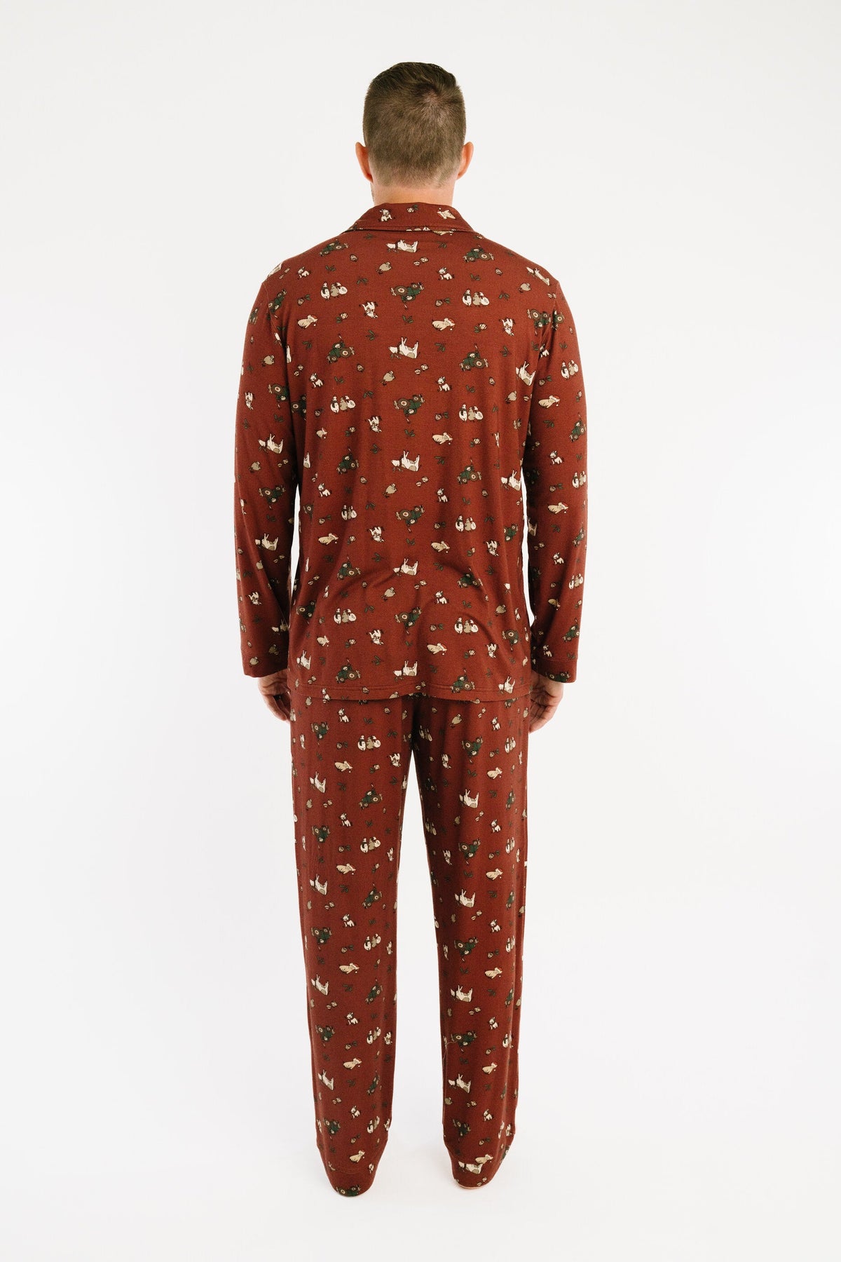 Christmas Farm Men's Pajamas