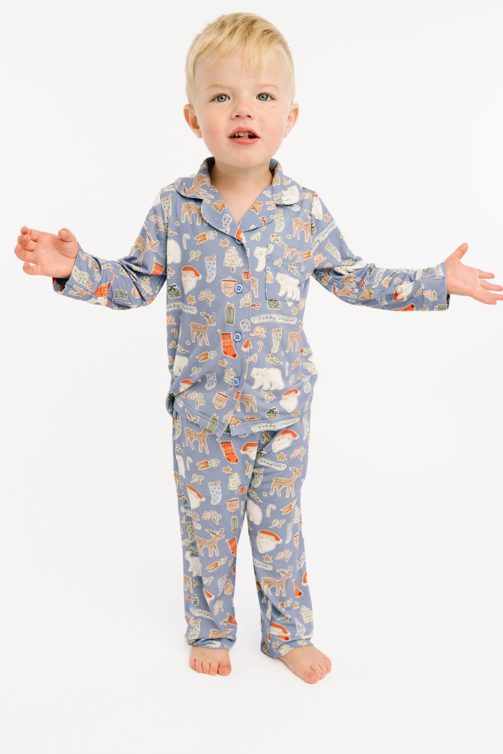 Winter Wonderland Bamboo Button Up Set
