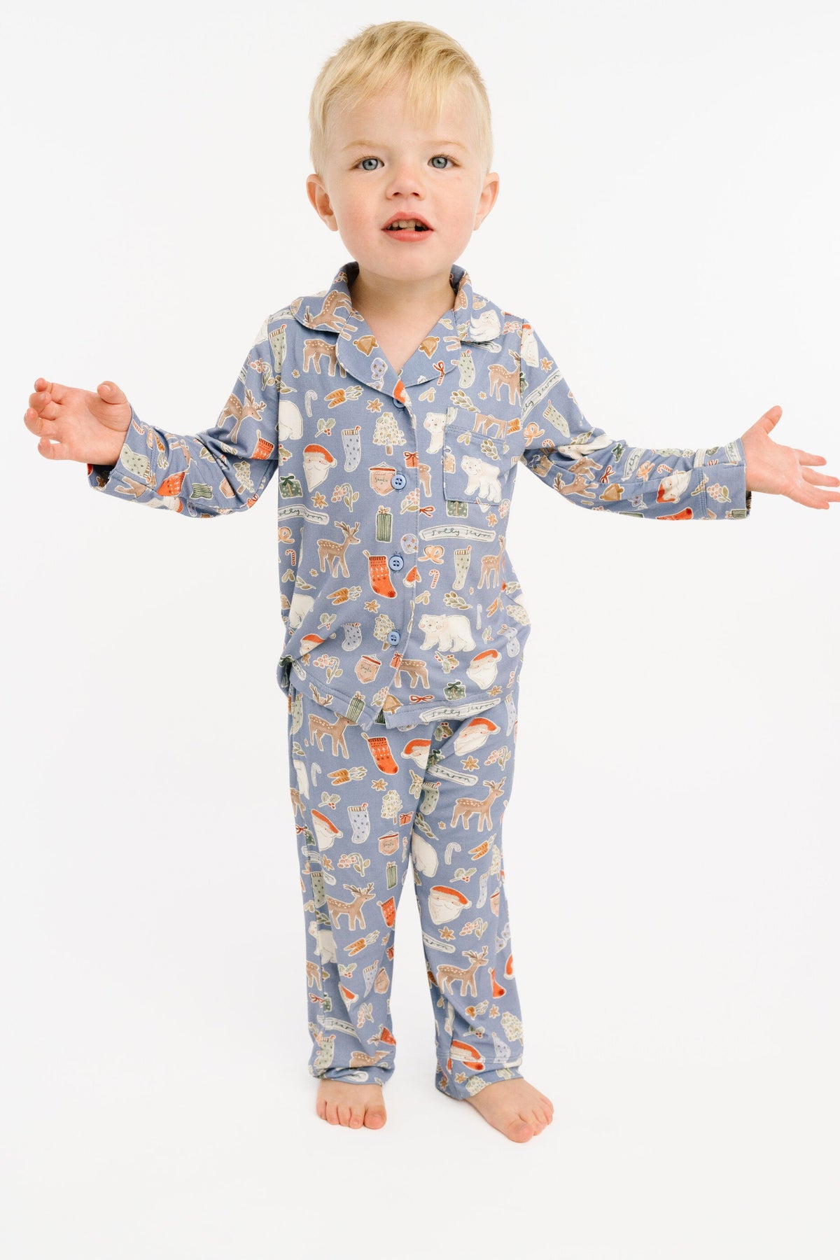 Winter Wonderland Bamboo Button Up Set