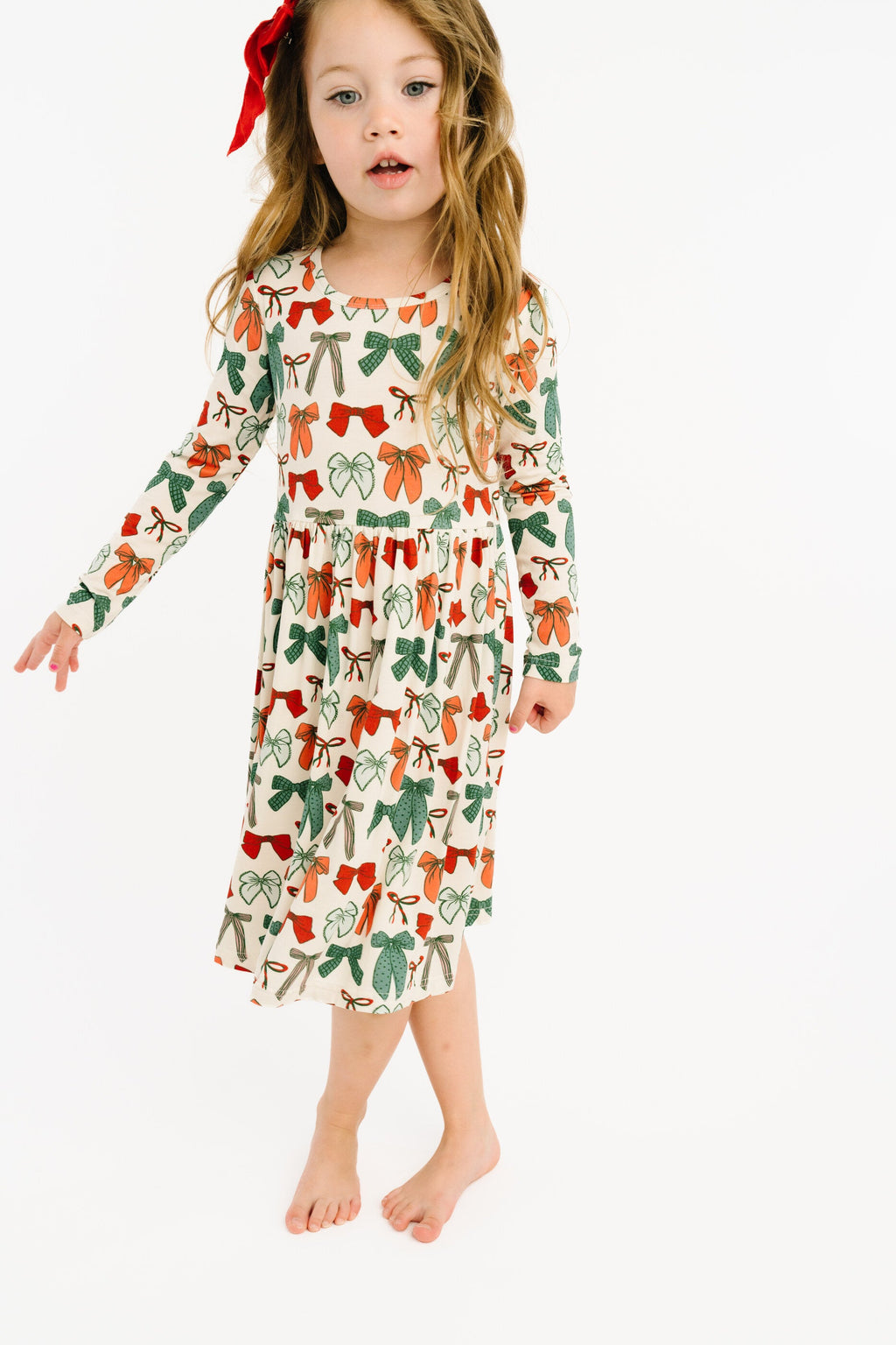 Merry Bows Bamboo Dress