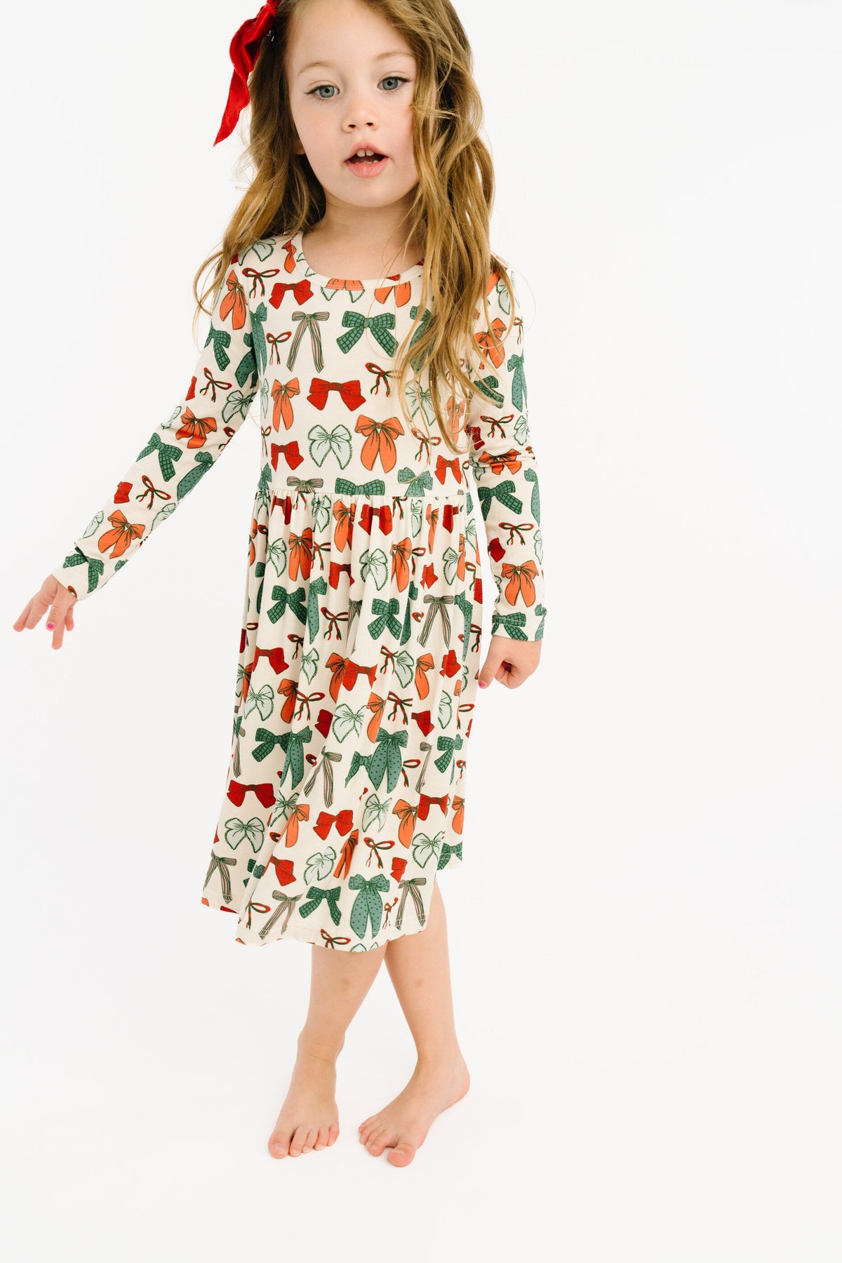 Merry Bows Bamboo Dress