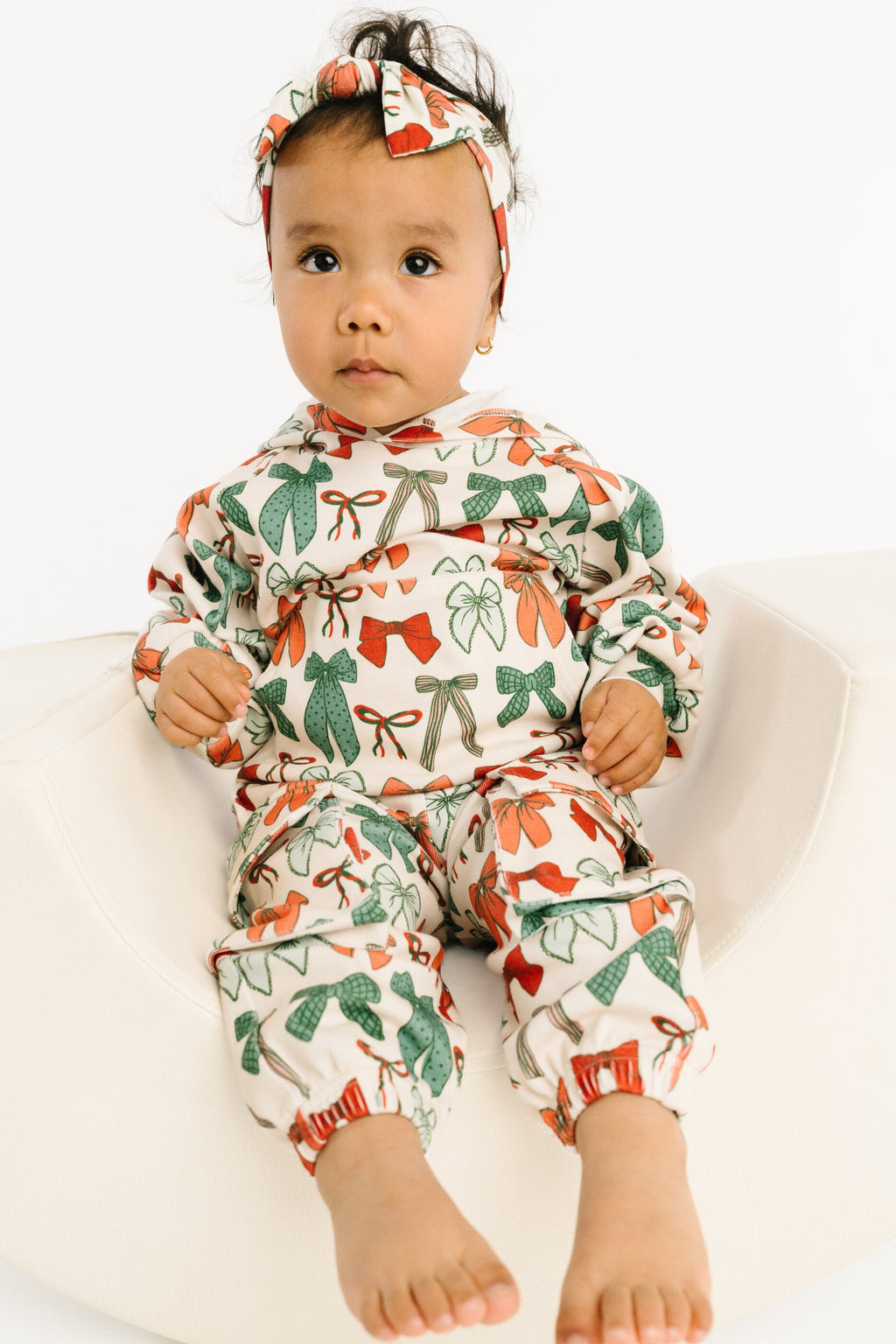 Merry Bows Cargo Hoodie Set