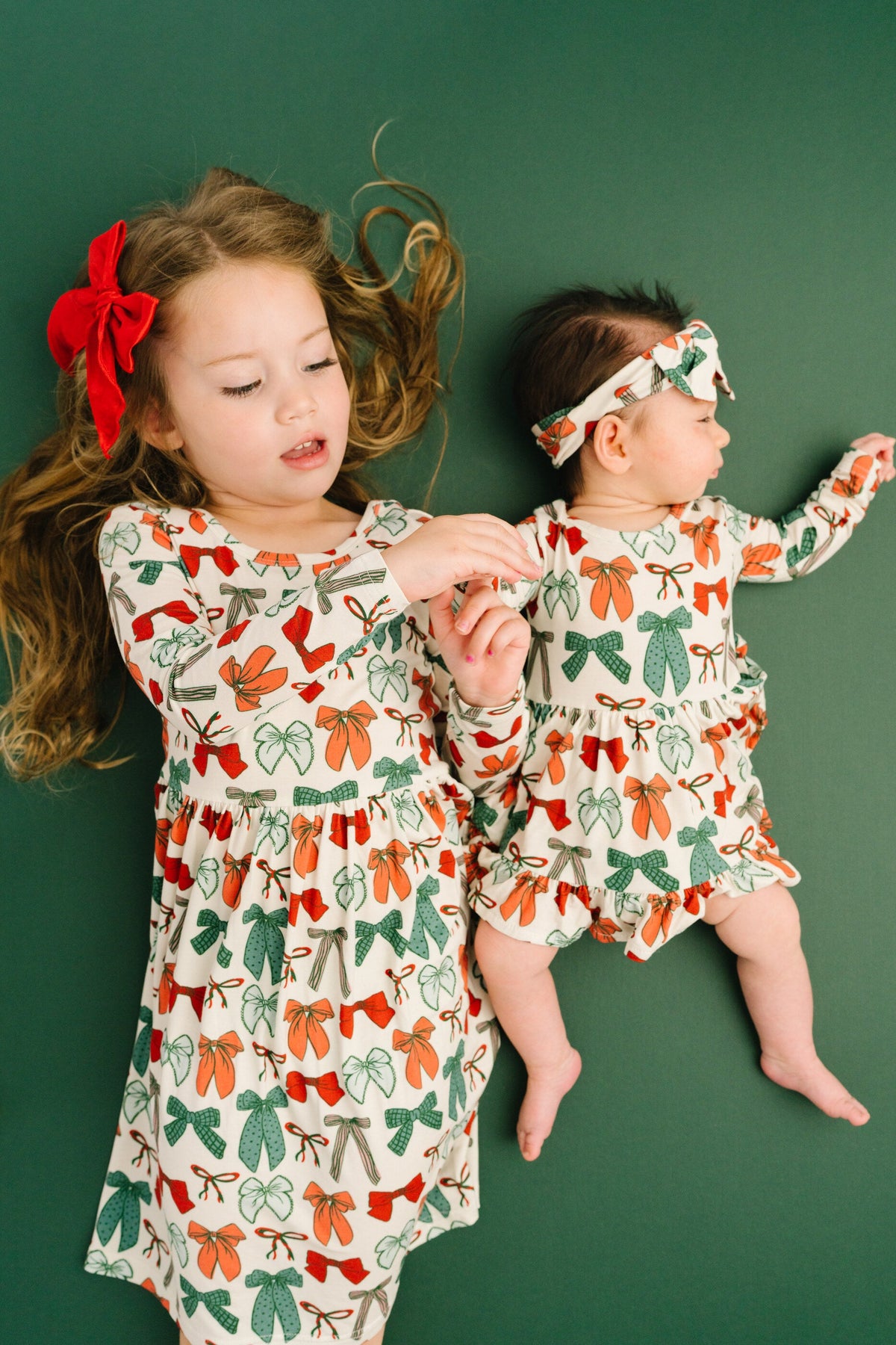 Merry Bows Bodysuit Bamboo Dress