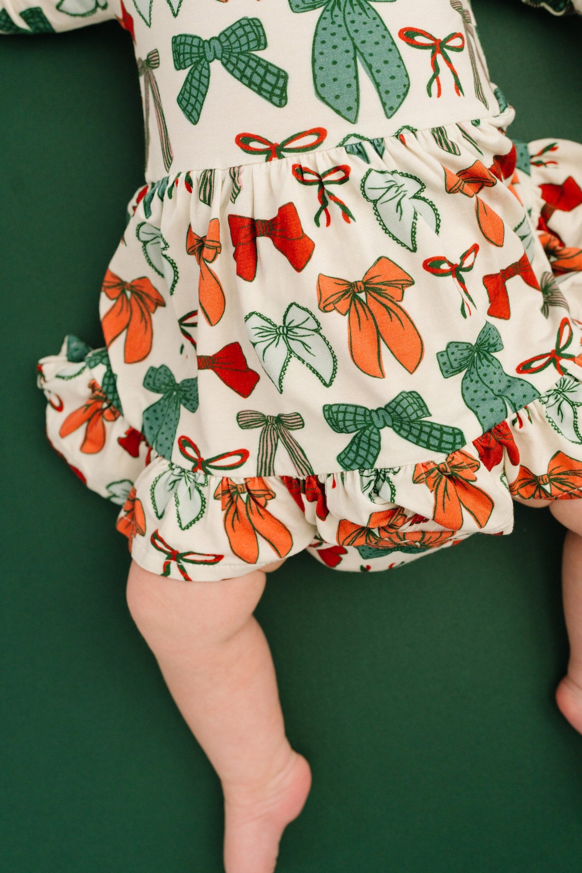 Merry Bows Bodysuit Bamboo Dress