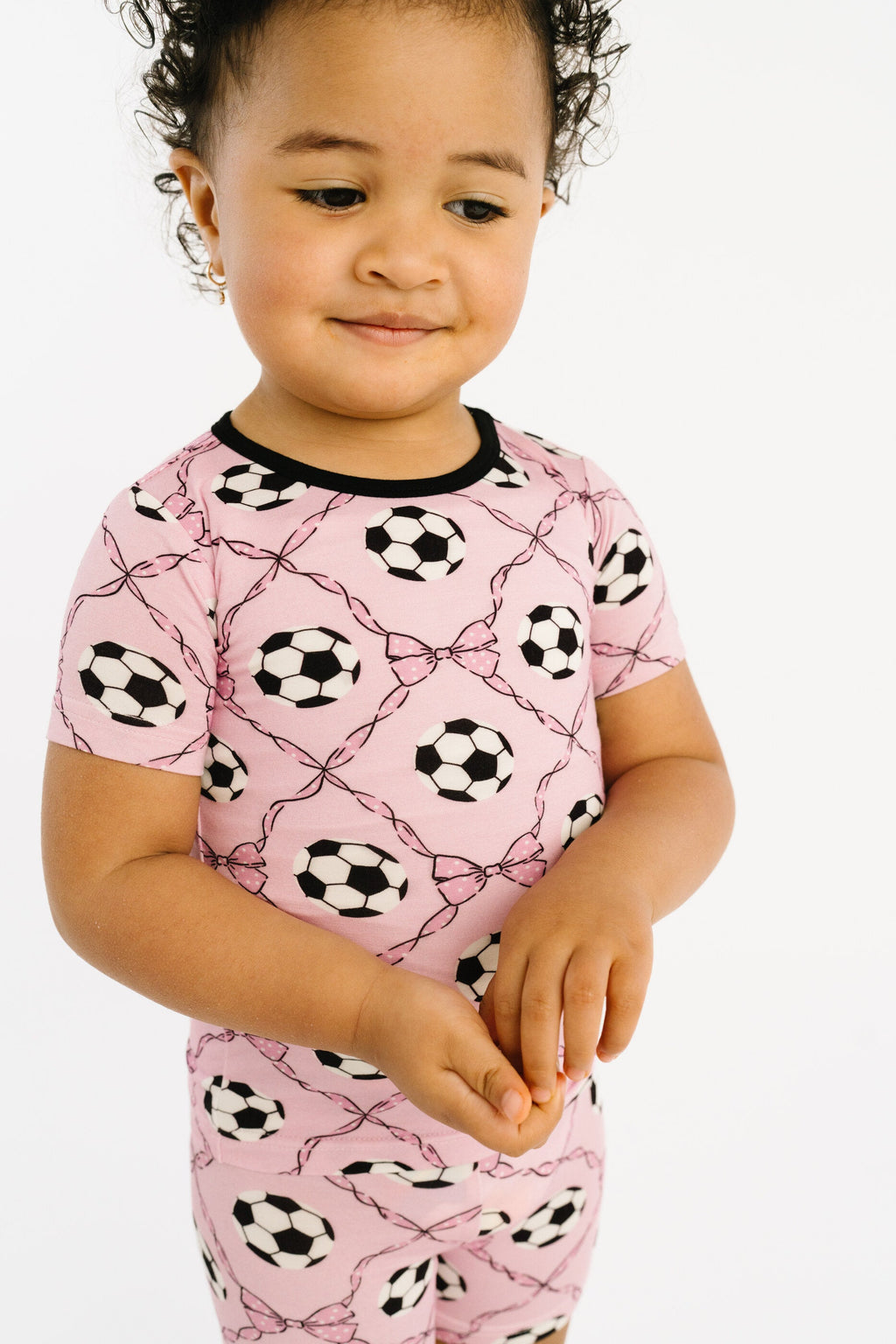 Sweet Soccer Bamboo Shorts Set
