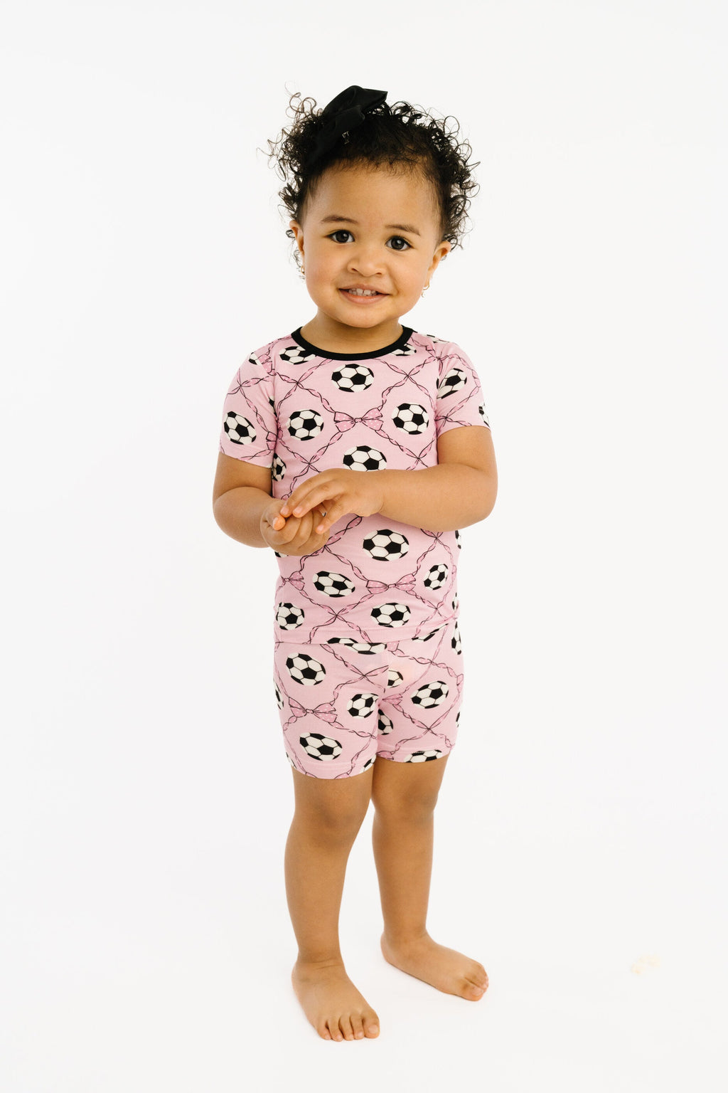 Sweet Soccer Bamboo Shorts Set