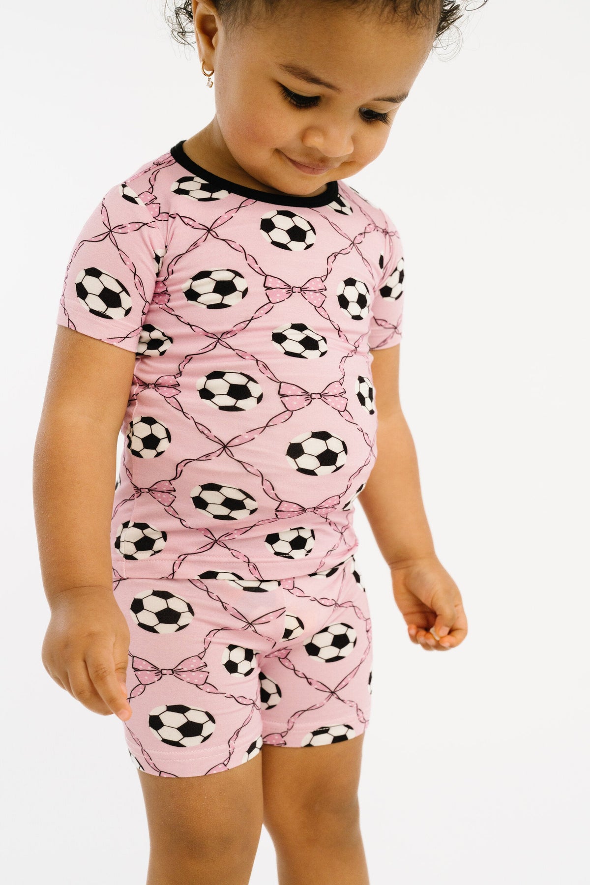 Sweet Soccer Bamboo Shorts Set