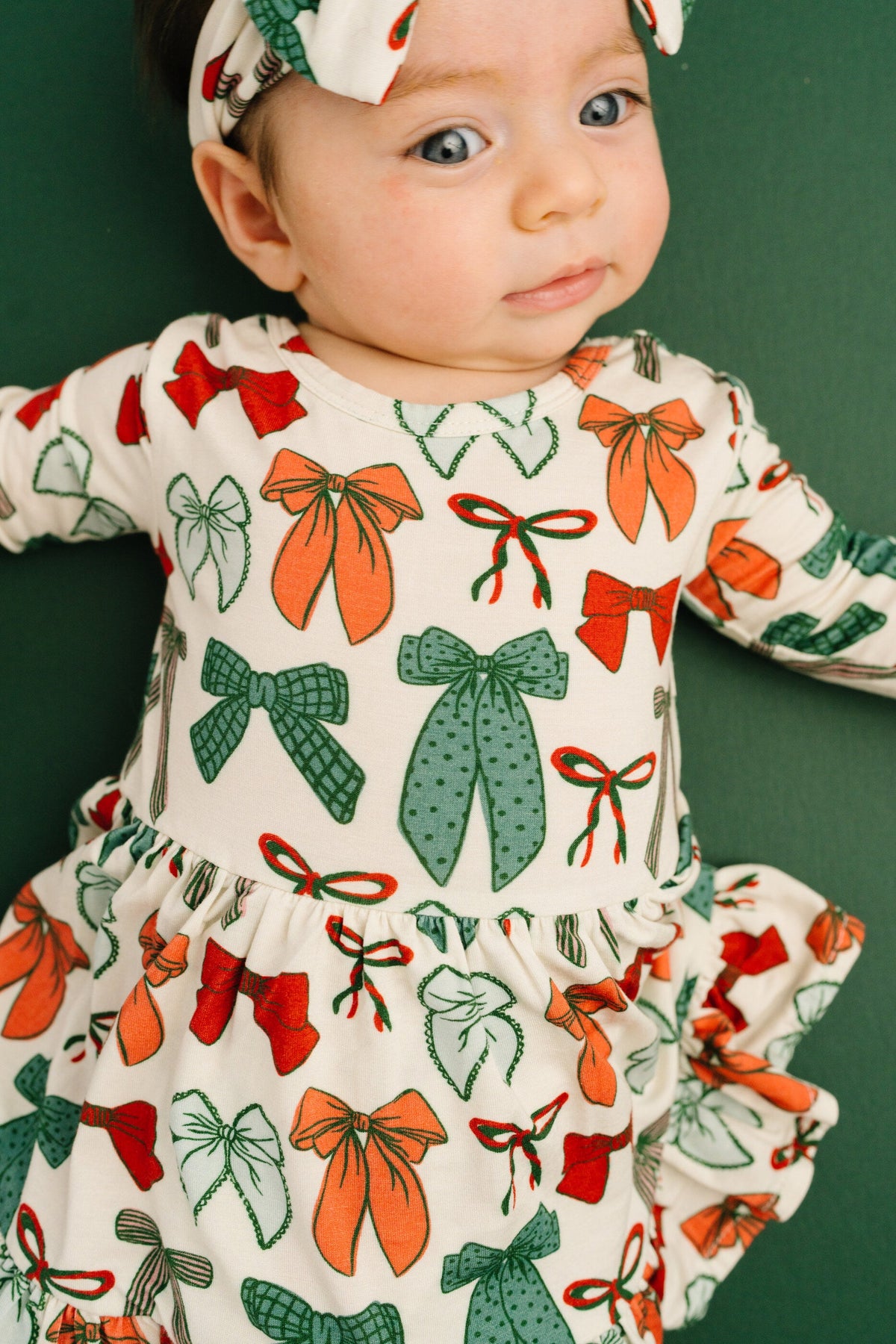 Merry Bows Bodysuit Bamboo Dress