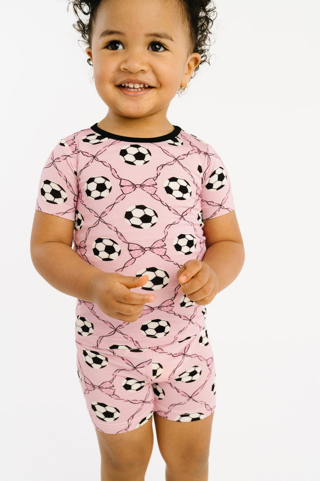 Sweet Soccer Bamboo Shorts Set