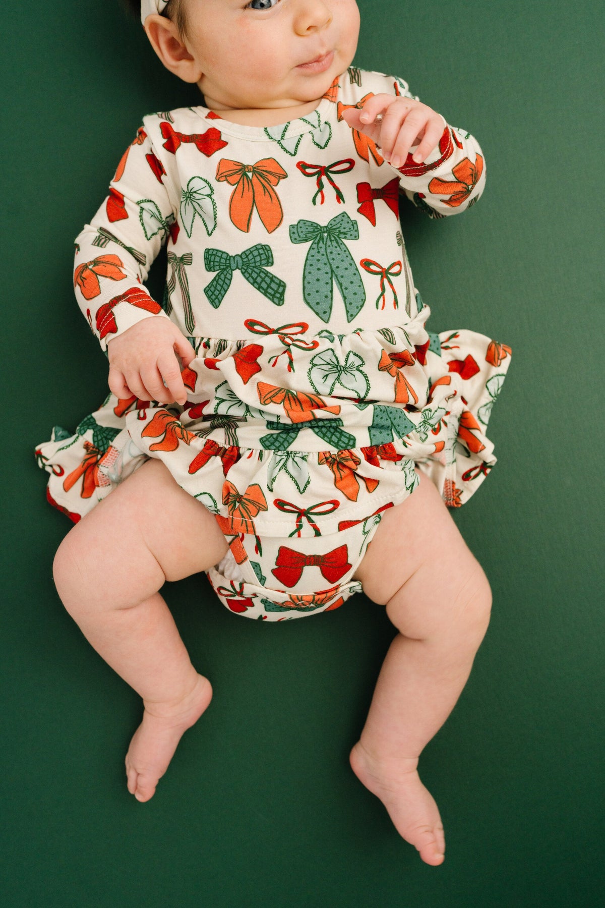 Merry Bows Bodysuit Bamboo Dress