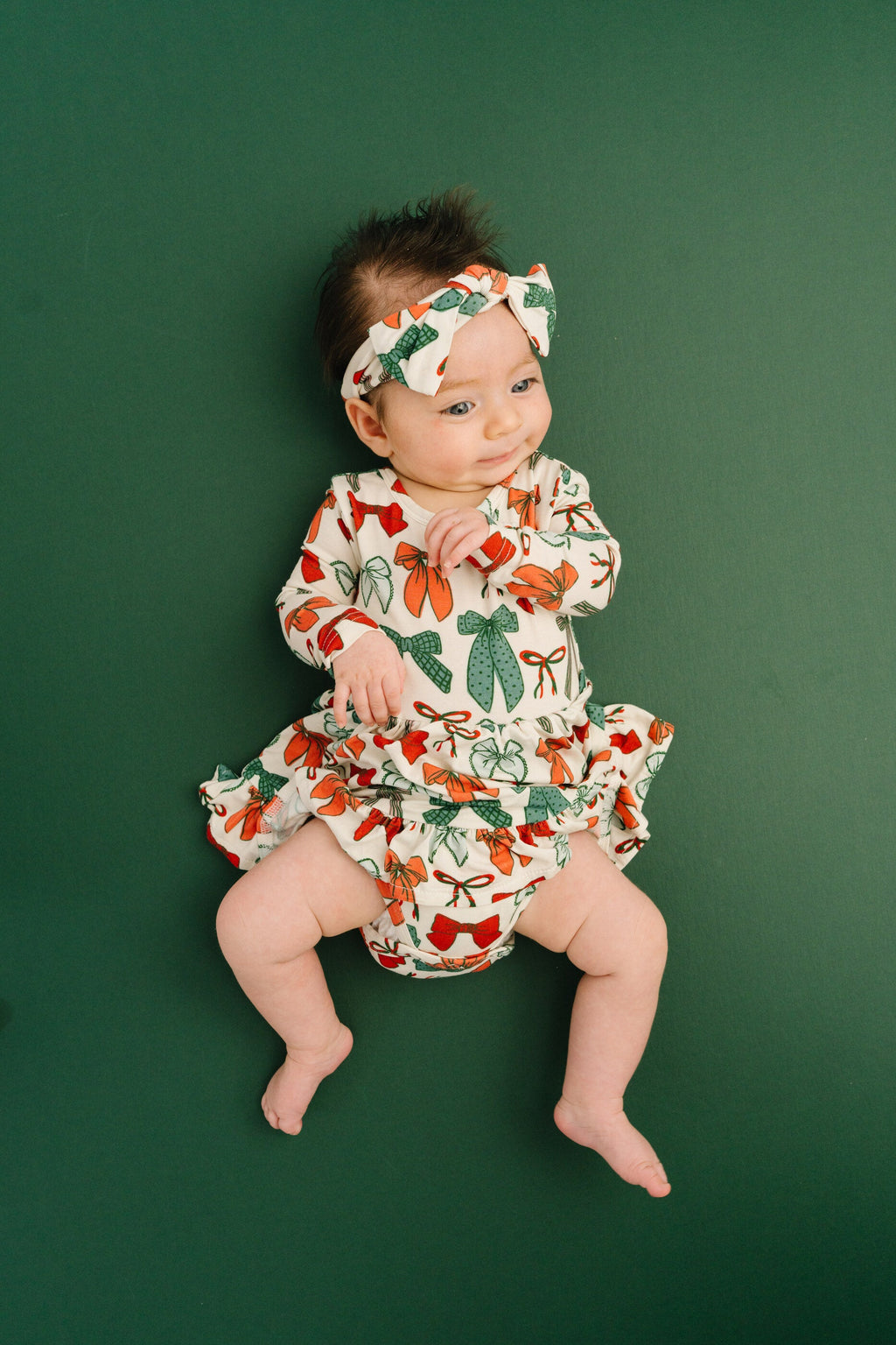 Merry Bows Bodysuit Bamboo Dress