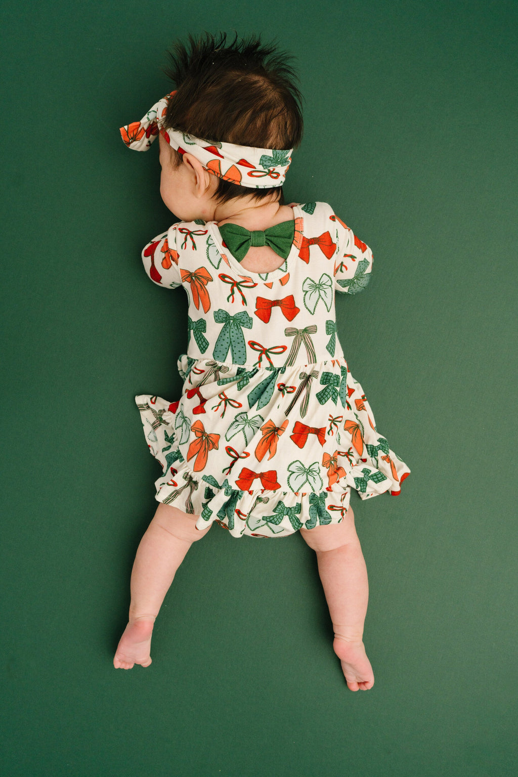 Merry Bows Bodysuit Bamboo Dress
