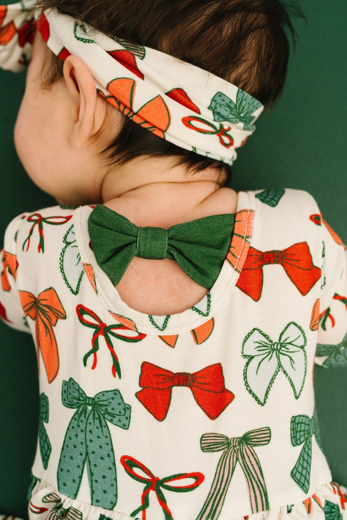 Merry Bows Bodysuit Bamboo Dress