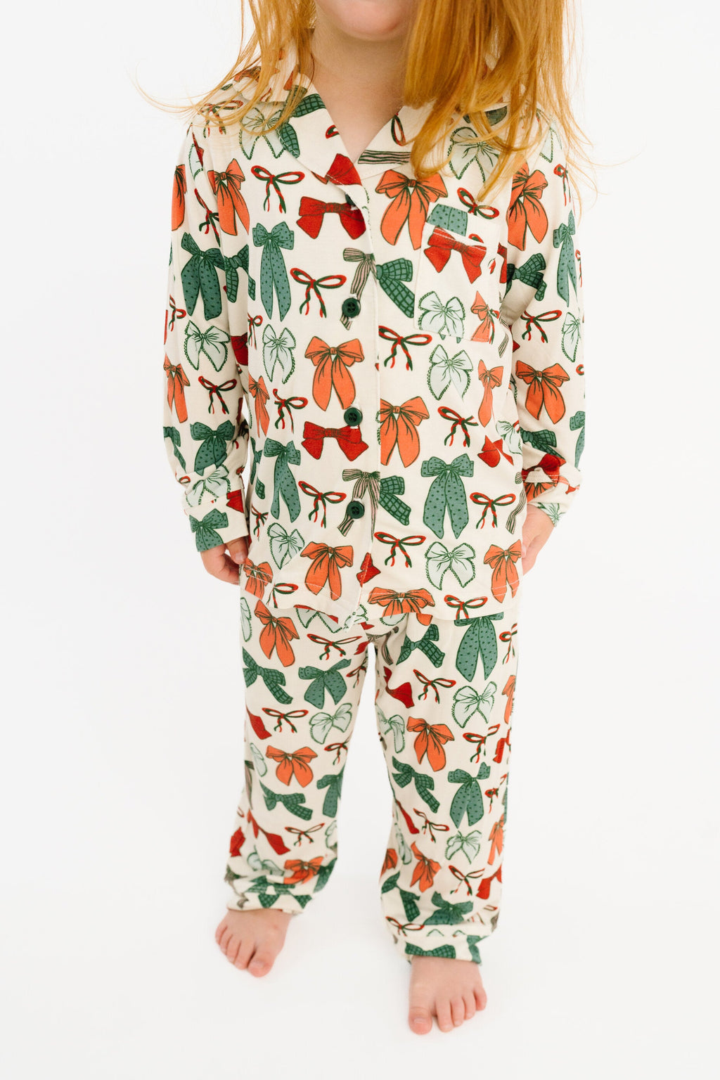 Merry Bows Bamboo Button Up Set