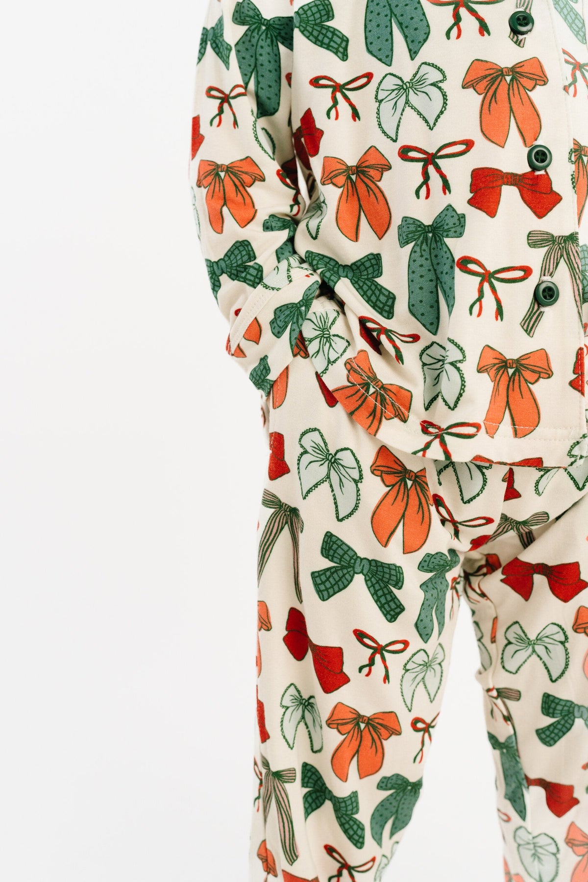 Merry Bows Bamboo Button Up Set