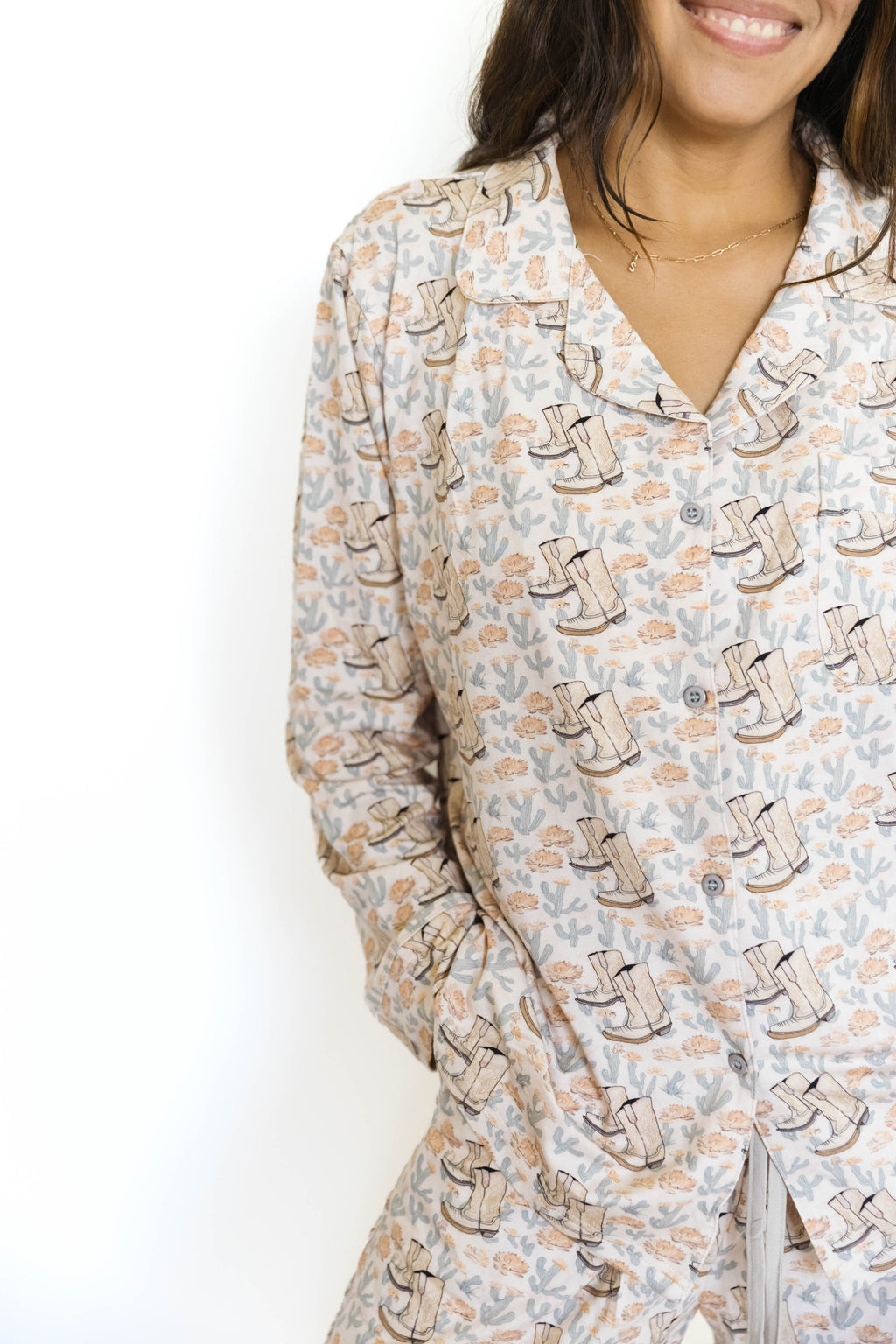 Floral Cowgirl Women's Pajamas