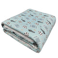 Soccer Season Fuzzy Bamboo Blanket